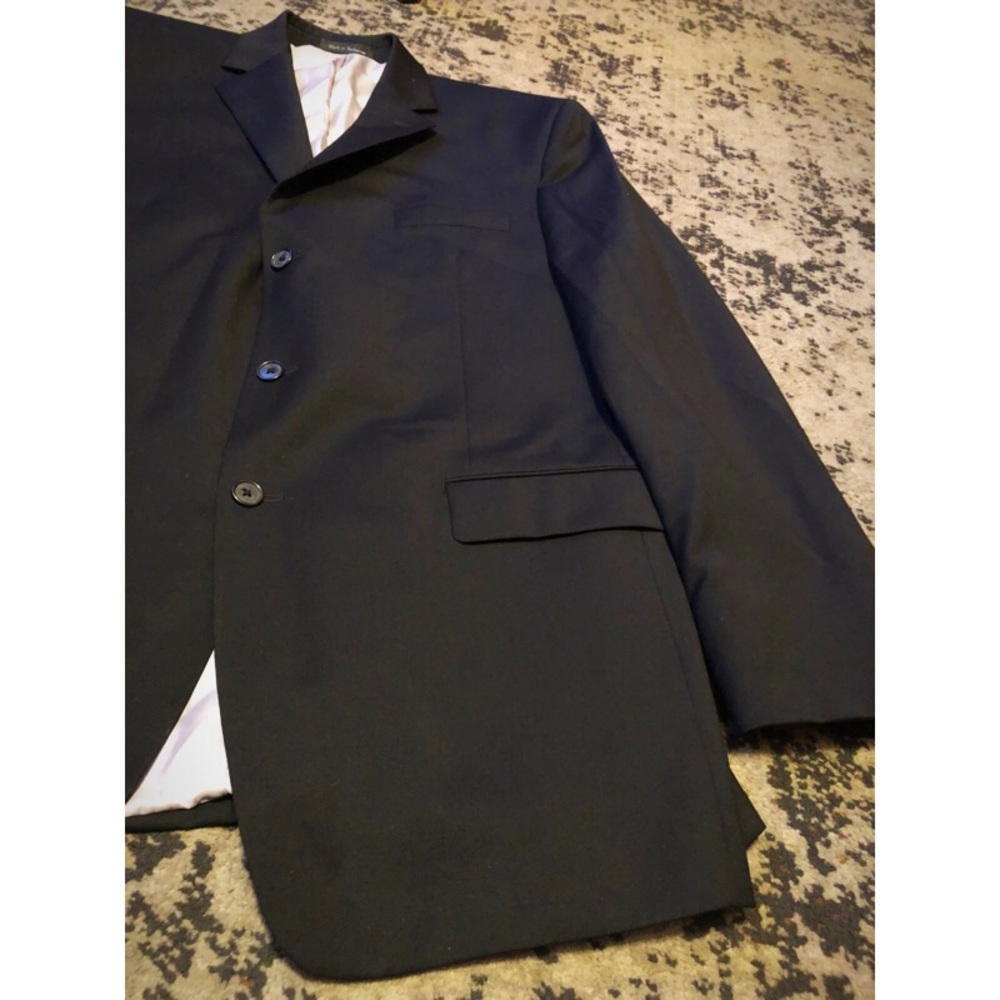 Wool 3 Button Blazer - image 3
